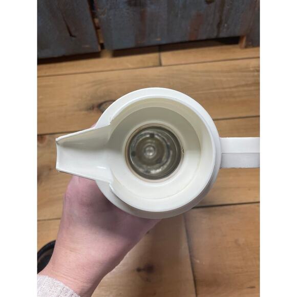 Vintage Thermos Serv White/Black. Coffee Carafe Pitcher. 12" - Picture 3 of 5